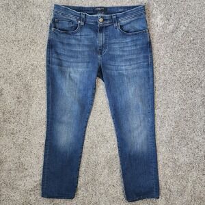 Fidelity Denim Jeans Mens Size 34 Carlito Blue JImmy Straight Excellent